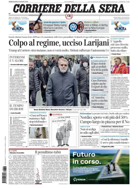 Cover of Corriere della Sera
