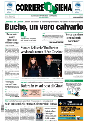 Cover of Corriere di Siena