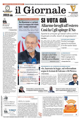 Cover of Il Giornale (Italy)