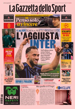 Cover of La Gazzetta dello Sport - Napoli