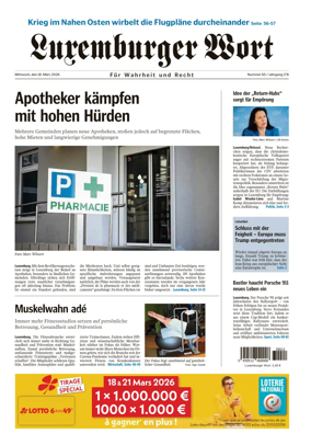 Cover of Luxemburger Wort