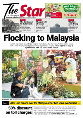 Cover of The Star Malaysia