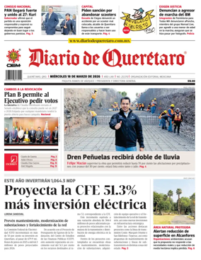 Cover of Diario de Queretaro