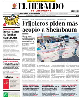 Cover of El Heraldo de Chihuahua