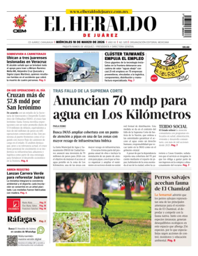 Cover of El Heraldo de Juarez