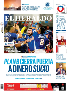 Cover of El Heraldo de Mexico