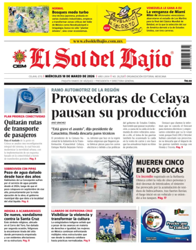 Cover of El Sol de Bajio