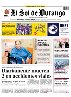 Cover of El Sol de Durango