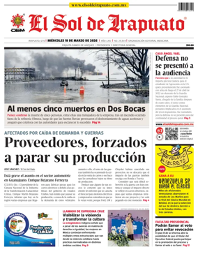 Cover of El Sol de Irapuato