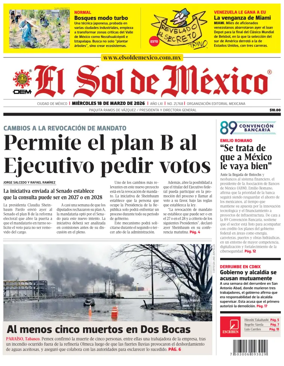 Cover of El Sol de Mexico