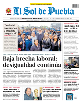 Cover of El Sol de Puebla