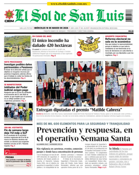 Cover of El Sol de San Luis Potosi