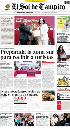 Cover of El Sol de Tampico