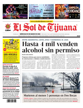 Cover of El Sol de Tijuana