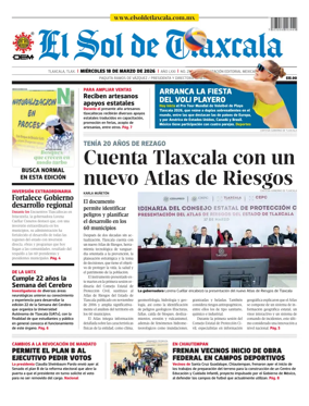 Cover of El Sol de Tlaxcala