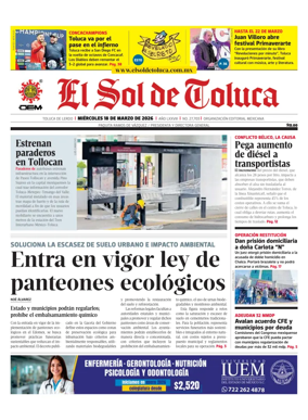 Cover of El Sol de Toluca