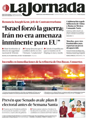 Cover of La Jornada