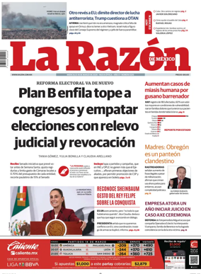 Cover of La Razon de Mexico