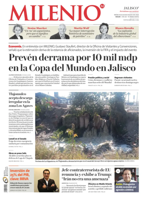 Cover of Milenio Jalisco