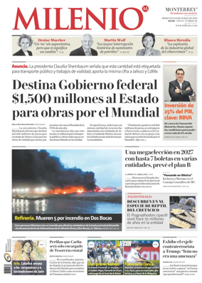 Cover of Milenio Monterrey