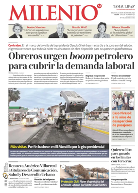 Cover of Milenio Tamaulipas