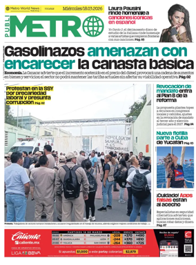 Cover of Publimetro Merida