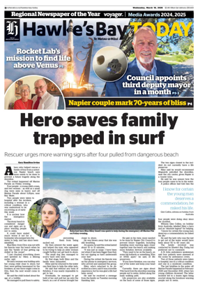 Cover of Hawke's Bay Today