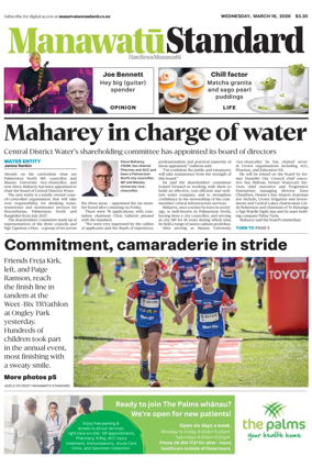 Cover of Manawatu Standard