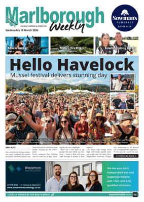 Cover of Marlborough Weekly