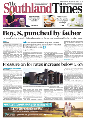 Cover of The Southland Times