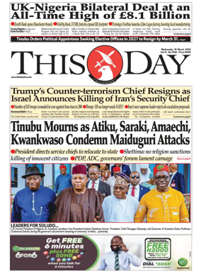 Cover of THISDAY