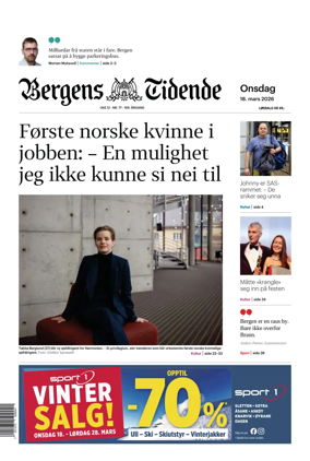 Cover of Bergens Tidende