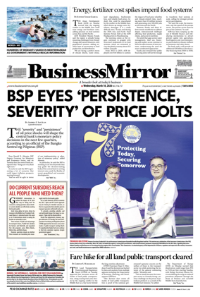 Cover of BusinessMirror
