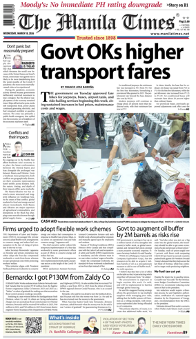 Cover of The Manila Times