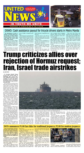 Cover of United News - English Edition