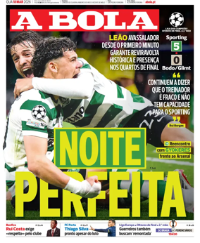 Cover of A BOLA (Portuguese)