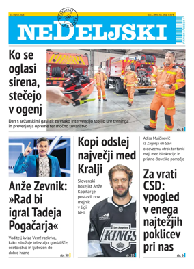 Cover of Nedeljski Dnevnik