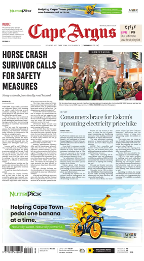 Cover of Cape Argus (PM Edition)