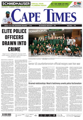 Cover of Cape Times