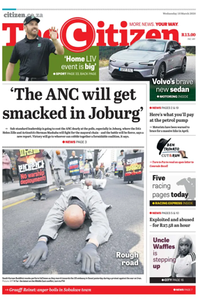 Cover of The Citizen (KZN)