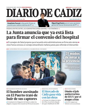 Cover of Diario de Cadiz