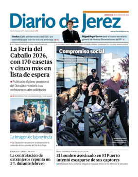 Cover of Diario de Jerez