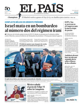 Cover of EL PAIS Andalucia