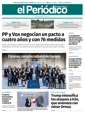Cover of El Periodico Extremadura