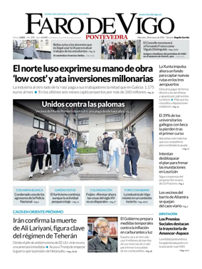 Cover of Faro de Vigo (Pontevedra)