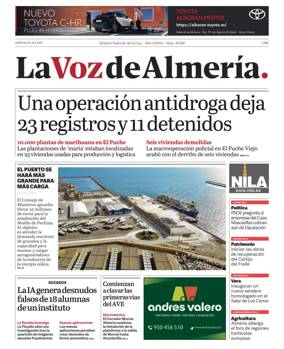 Cover of La Voz de Almeria