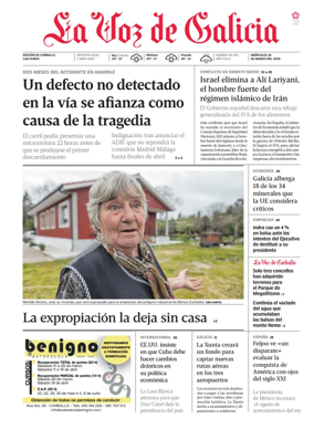 Cover of La Voz de Galicia (Carballo)