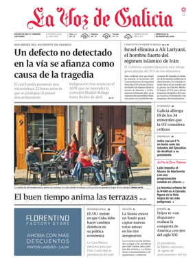 Cover of La Voz de Galicia (Deza)