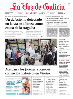 Cover of La Voz de Galicia (Viveiro)