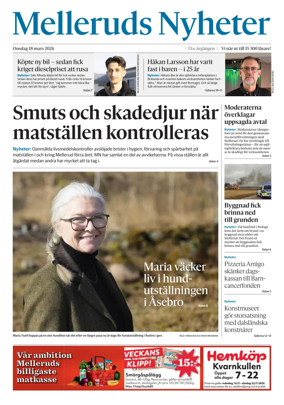 Cover of Melleruds Nyheter
